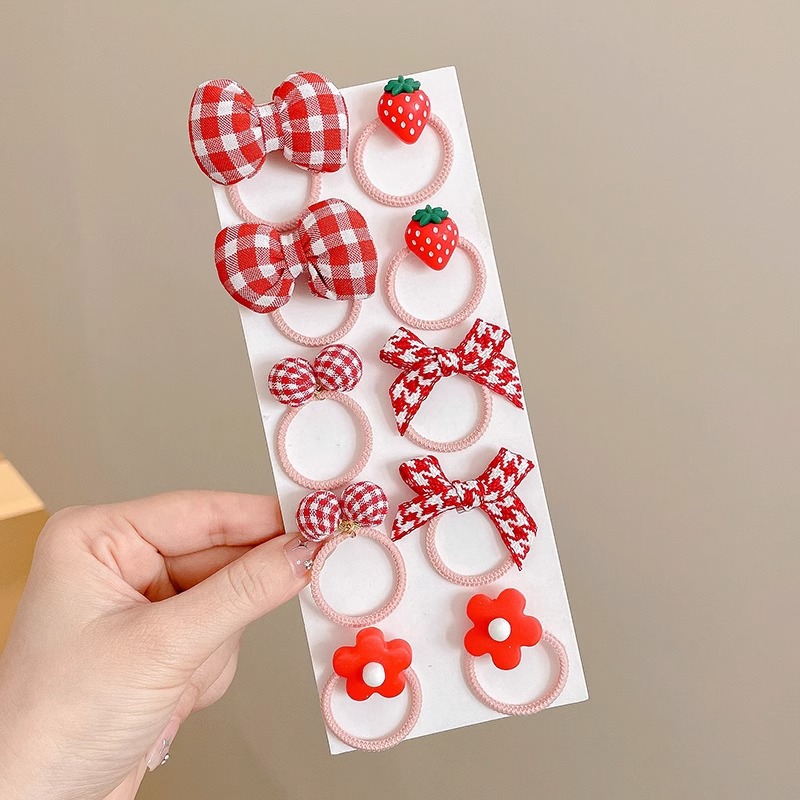 Cuerdas de cabello para niños lindos anillos de cabello de arco para niñas no lastiman cuerdas de cabello de alta elasticidad duradera para el cabello