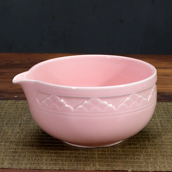 Single bowl of baby powder matcha bowl (Xiangyun)