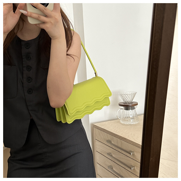 302g Weight Sewing Thread Fashion Element Flip Cover Closure Type Single Shoulder Strap Strap Type Square Bag Bags Type Casual Occasion Pu Leather Material Solid Color Pattern All Seasons Season Women's Gender Streetwear Style Square Shape Small Size Women's Small Pu Leather Solid Color Streetwear Sewing Thread Square Flip Cover Square Bag 12