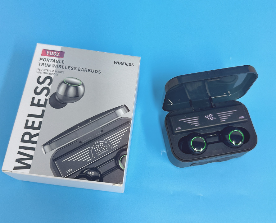 Modelo privado explosivo transfronterizo YD03 M90 F9-5C M25 E7S Pantalla digital táctil TWS 5.4 Auriculares Bluetooth F9