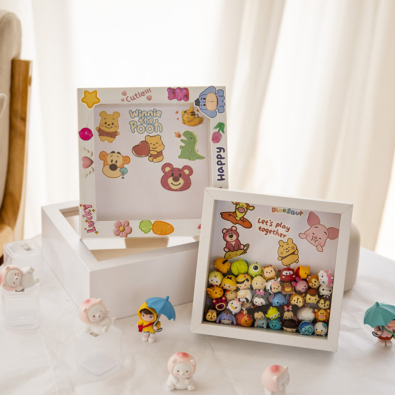 Songsong Doll Toy Jar Grain diy Storage Display Frame Three-dimensional Hollow Photo Frame Table Doll Cartoon Picture Frame Songsong Doll Toy Jar Grain diy Storage Display Frame Three-dimensional Hollow Photo Frame Table Doll Cartoon Picture Frame