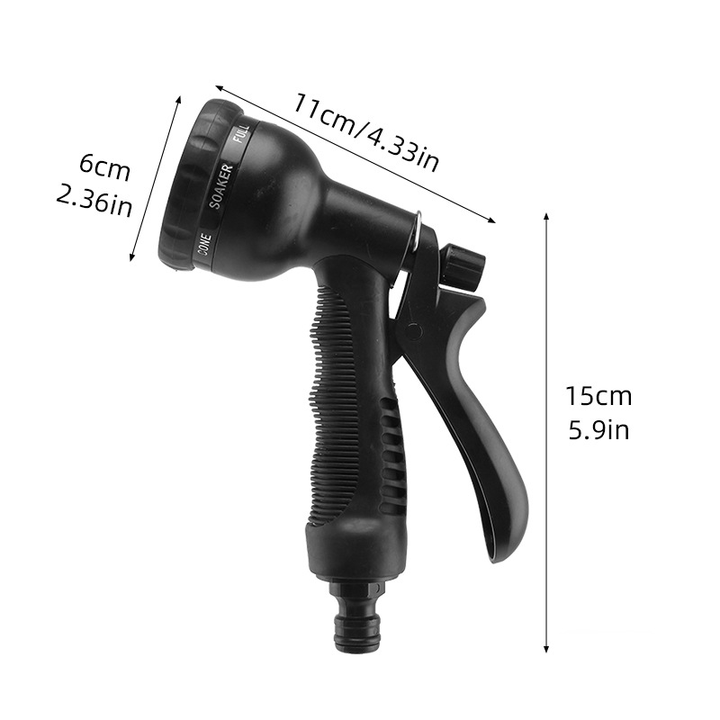 Telescopic Water Hose Kit High Pressure Sprinkler For Garden_voghion.com