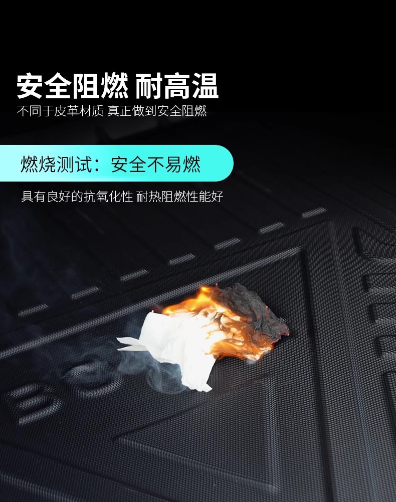 Suitable for All Car Models, Trunk Mats, Special Original Classy Waterproof and Odor-Free Tpe Trunk Mats