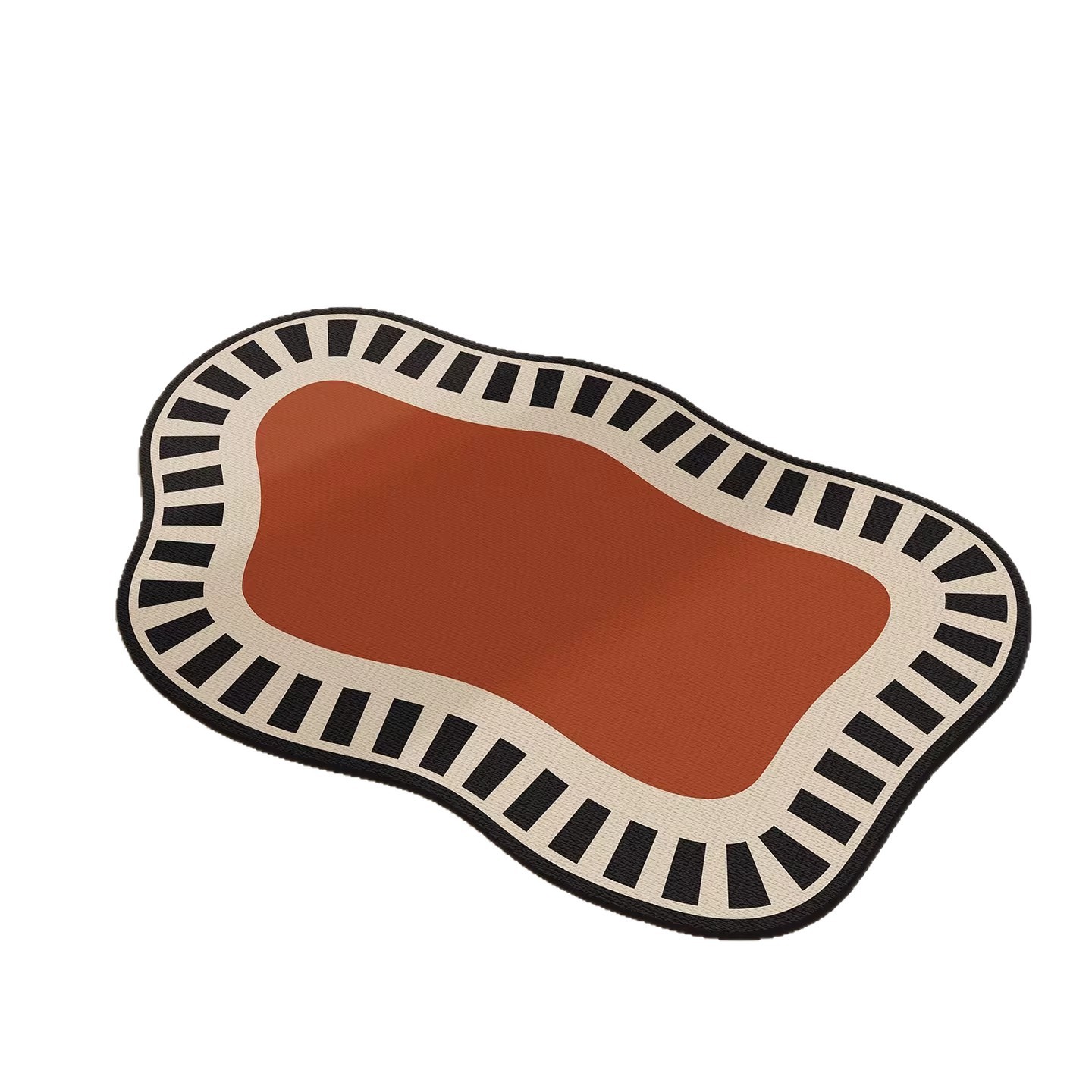 Luz de lujo alfombra de barro de diatomeas puerta de baño doméstico absorción de agua secado rápido fácil de cuidar alfombra antideslizante inodoro