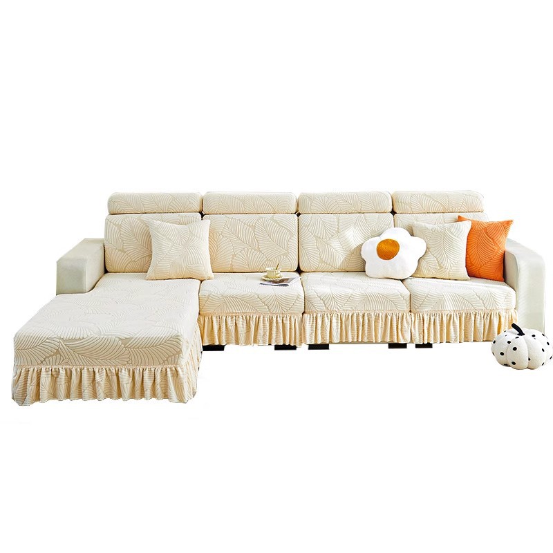 cubierta de sofá todo incluido conjunto elástico de tres asientos una princesa 2025 nuevo sofá cubierta de sofá de la combinación de sala de estar elástica