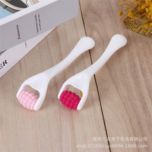 脸部滚轮眼部硅胶滚轮眼霜按摩棒迷你硅胶脸部美容滚轮