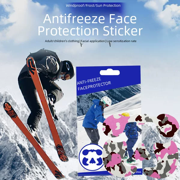 Factory Direct Sales Ski Anti-Freeze Face Patch Muscle Patch Protective Gear Sun Protection Wind Protection Uv Protection Ski Protective Face Patch