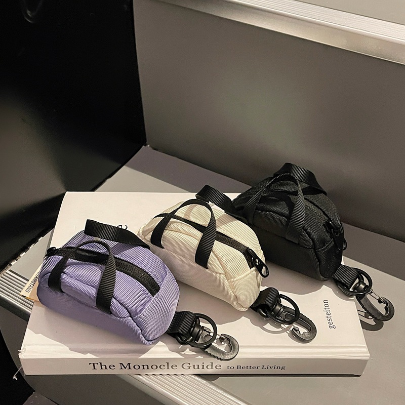 Korean-Style Compact Mini Key Bag, Street-Style Accessory Bag, Commuter Pendant Bag, Portable Lightweight Storage Bag, Coin Purse