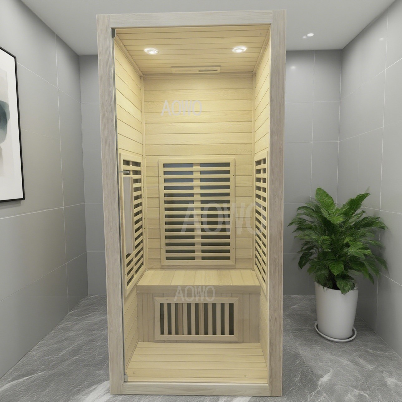 Casa club salón de salud sala de vapor de sudor sauna horno de vapor de sudor seco roca volcánica sauna de vapor húmedo salón de belleza sala de calefacción