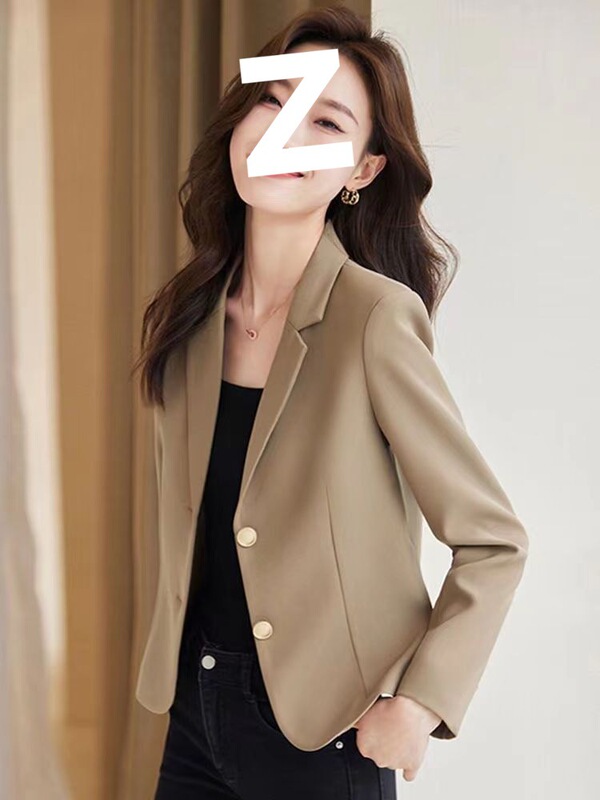 小个子短款西装外套女2025秋季新款时尚气质小西服设计感小众上衣|undefined