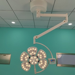Petal Style Beauty Department Shadowless Lamp Ceiling Type Hospital Led Petal Surgery Shadowless Lamp Lcd Display Surgical Lamp