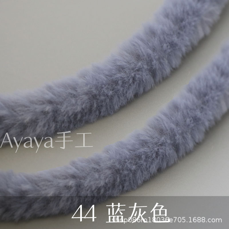 Suministro directo de fábrica 20mm imitación conejo felpa trenzado palo súper grueso súper densa hecha a mano DIY muñeca pequeña leche perro raíz pelo al por mayor