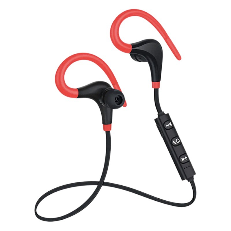 Transfronterizo Excelay Big Horn auricular Bluetooth cuello colgando en la oreja pegamento flexible deportes tapones para los oídos inalámbricos fuente de fábrica