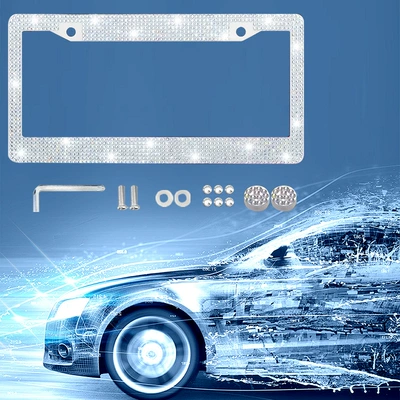 Plastic acrylic drill License Plate – License plate holder/license plate holder