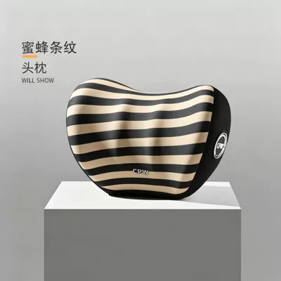 massage headrest waist support suit, Waist support - massage-model-single-headrest-bee-stripe-smart-massage