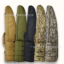 亚马逊户外战术枪包多功能军迷防水斜口钓鱼包防震单肩手提骑行