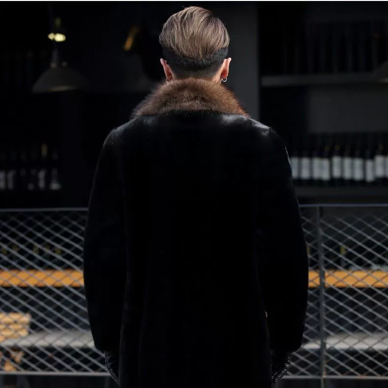 Suit, long warm trench coat, oversize