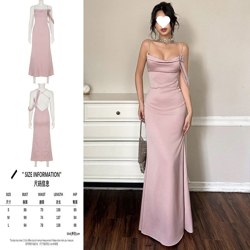 IAMSURE 【フレンチドレス】サスペンダーワンピース レディース サマーショートスカート # ロマンチックなドレス # ホットガールAラインスカート|undefined