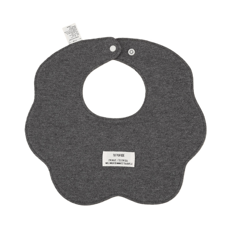 Babero Impermeable en Forma de Pétalo para Bebés de Algodón