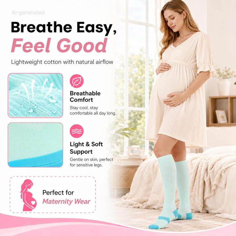 Cross-border women's compression socks, nylon long tube, arch support, breathable, sweat-absorbent, promotes circulation, non-binding, for sports Cross-border women's compression socks, nylon long tube, arch support, breathable, sweat-absorbent, promotes circulation, non-binding, for sports