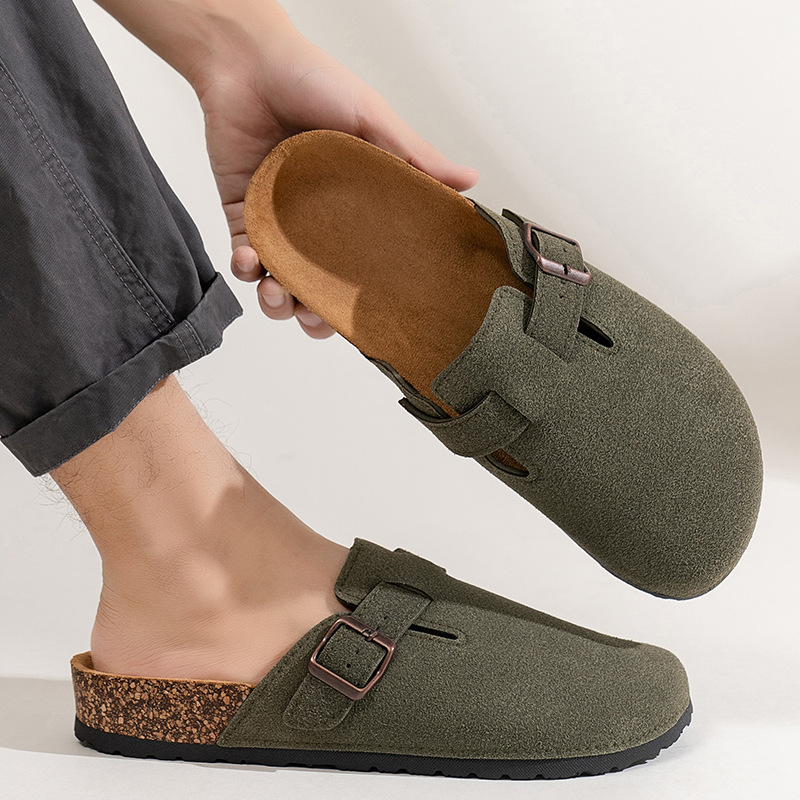 Casual Closed-toe Slippers For Couples Thick-soled Fashionable_voghion.com