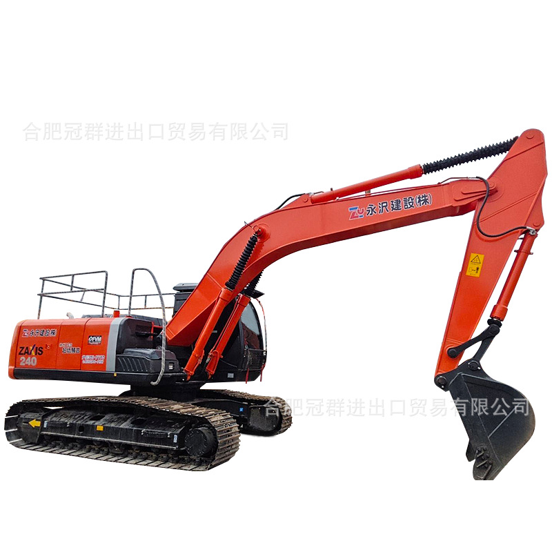 Excavadora de segunda mano Excavadora grande y mediana para la venta 90% nueva Hitachi ZAXIS240 Excavadora usada image 6