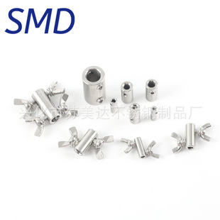 304 stainless steel butterfly buckle wire rope single-strand double-strand multi-strand lock screw hand buckle Chuck