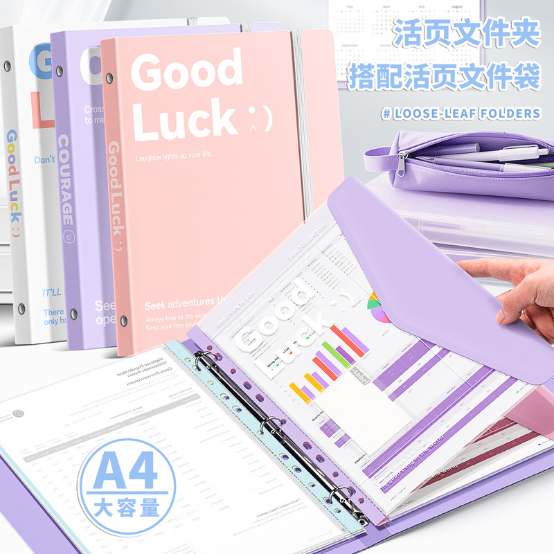 Loose-Leaf Folder Inserts, Transparent Document Holder, Test Paper Storage, Inspection Storage Bag, Study Materials Loose-Leaf Folder Inserts, Transparent Document Holder, Test Paper Storage, Inspection Storage Bag, Study Materials