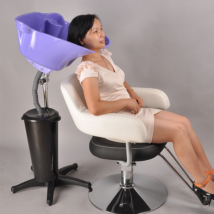 Salon Home Sitting Shampoo Basin Height Adjustable Pregnant Women Elderly Shampoo Basin Mobile Shampoo Bed Suitable for Pregnant Women