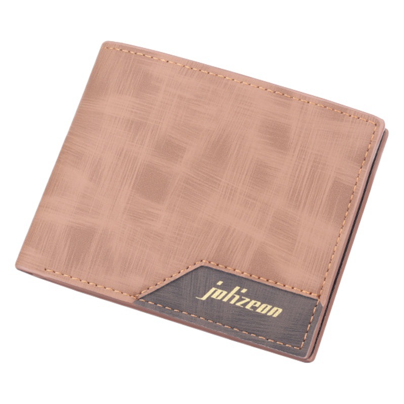 Cartera corta de los hombres cartera de los hombres bolso de la tarjeta cartera integrada cartera corta de los hombres retro nuevo monedero de gran capacidad