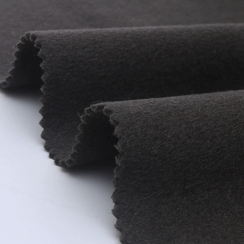 Double-sided woolen coat, woolen demi-season cloth