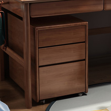 实木床头柜现代简约三斗柜收纳柜置物柜小户型卧室可移动床边柜子