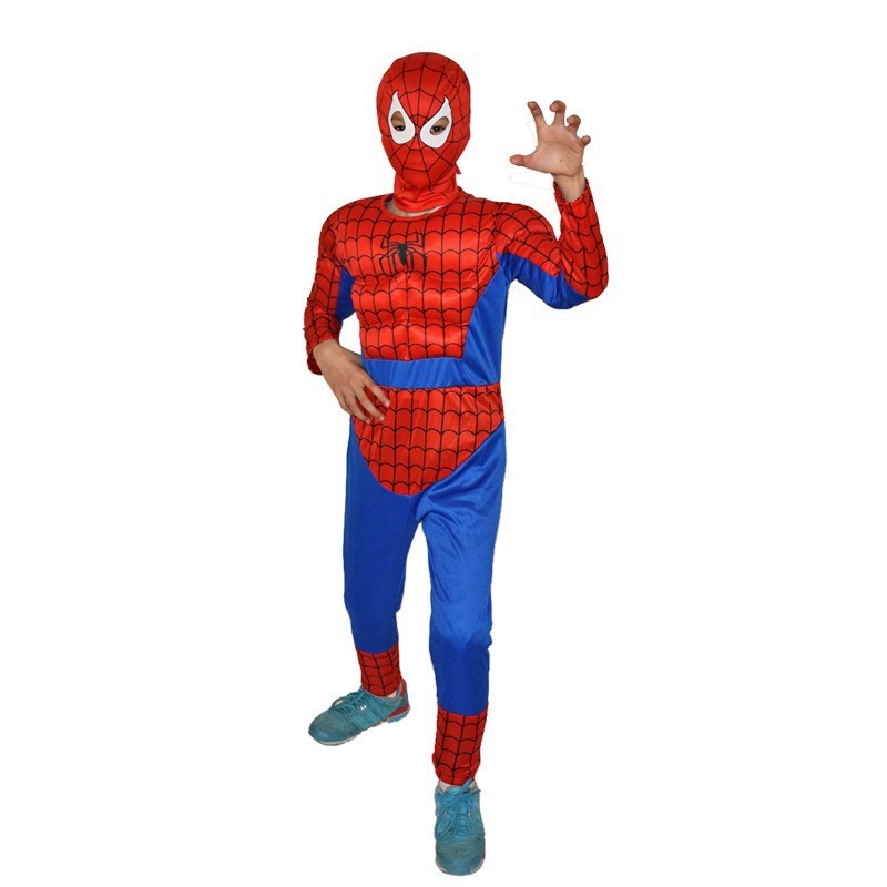 ハロウィンリベンジヒーロー帰還コスプレ服子供用パフォーマンス服スチールマッスルスーツアメリカンチームコスチューム|undefined