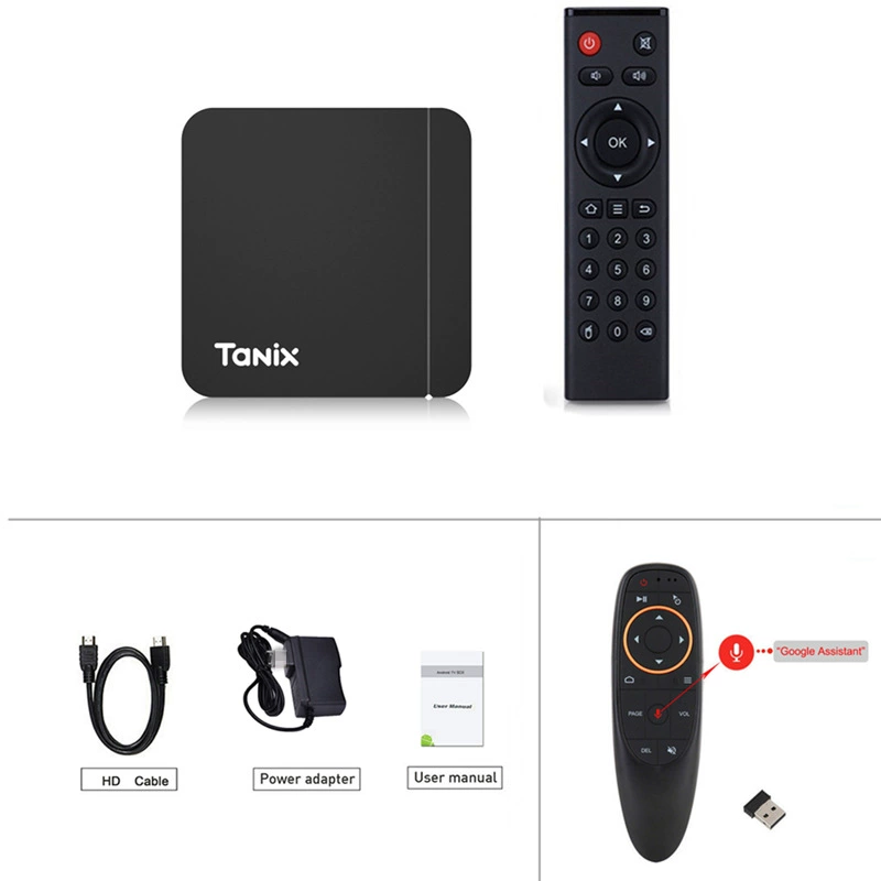 Таникс W2 TVBOX S905W2 Android 11 HD сетевой бокс 4GB/32G WiFi Dual UI