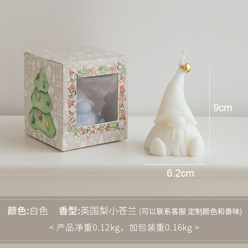 Santa Claus aromaterapia vela regalo Navidad fragancia vela caja de regalo decoración hecha a mano regalo vela al por mayor