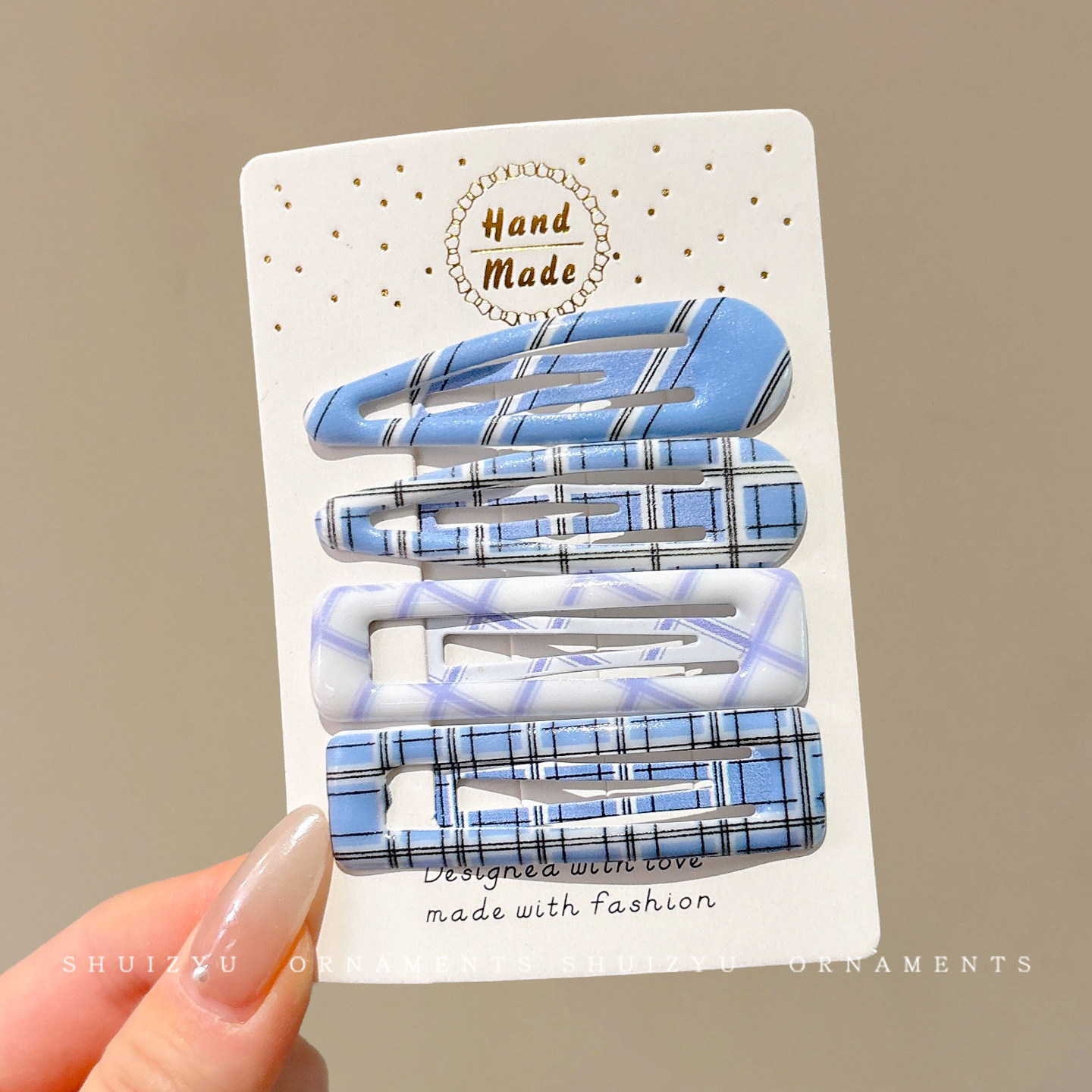 5#스트라이프 4개 세트 약 6cm