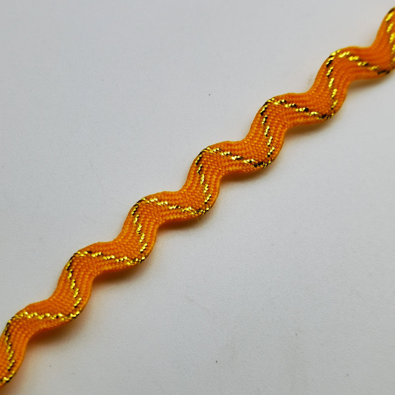 Poliéster borde curvo onda encaje cinta ropa cortina accesorios de encaje cinturón decorativo hecho a mano diyS encaje cinta