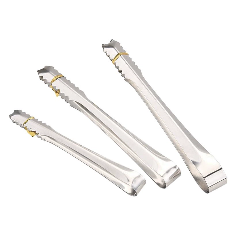Немагнитный зубчатый зажим из нержавеющей стали 12.5cm зажим для льда плоскогубцы для льда мини зажим для кубиков сахара зажим для еды