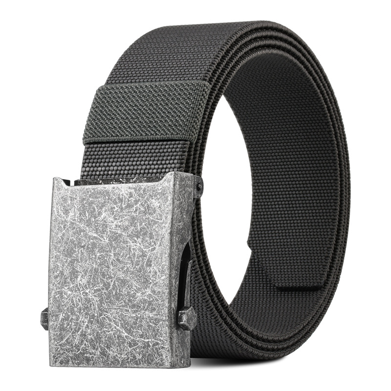 Ancient silver buckle gray