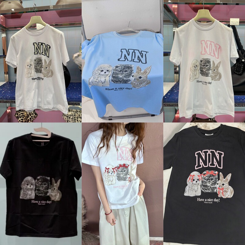 26 New Models of Animal-Themed T-Shirts, Pure Cotton, Cross-Border Print, Long-Sleeve and Short-Sleeve, Women's Casual Loose Versatile Tops 26 New Models of Animal-Themed T-Shirts, Pure Cotton, Cross-Border Print, Long-Sleeve and Short-Sleeve, Women's Casual Loose Versatile Tops