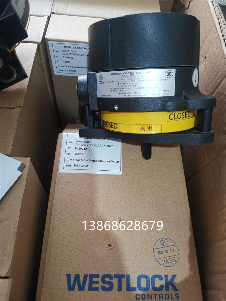 WESTLOCK限位开关2645ABYN00022FAN-NR2    2645ABYN00022AAA-AR2