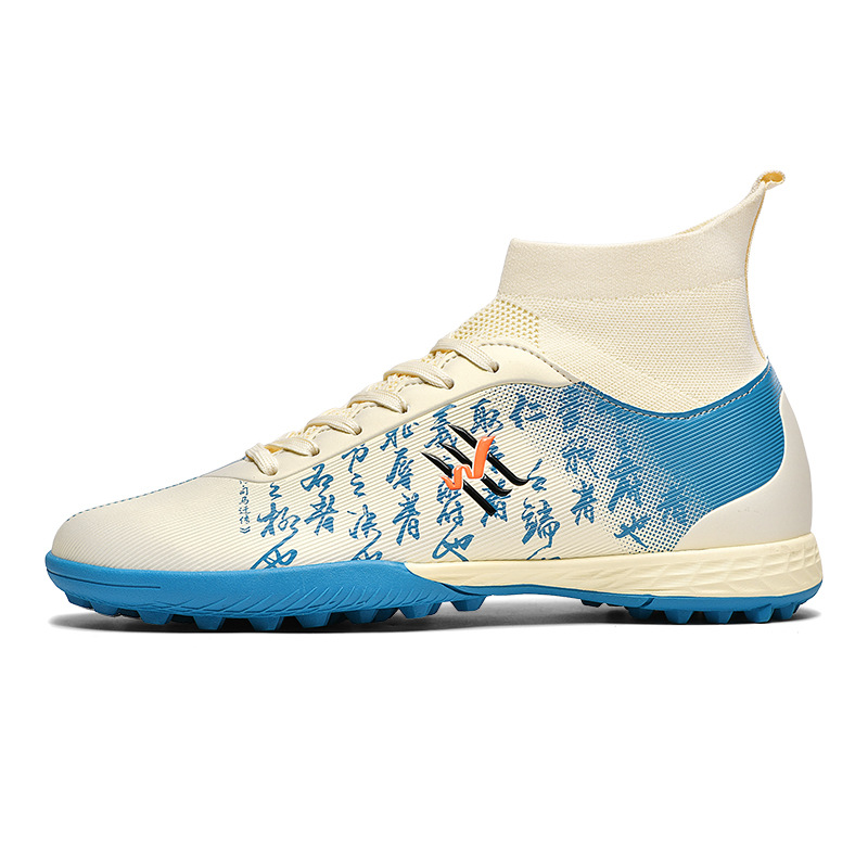 2025 nuevos zapatos de fútbol transfronterizos nuevos zapatos de fútbol transfronterizos para hombres clavos cortos césped antideslizante al por mayor juveniles