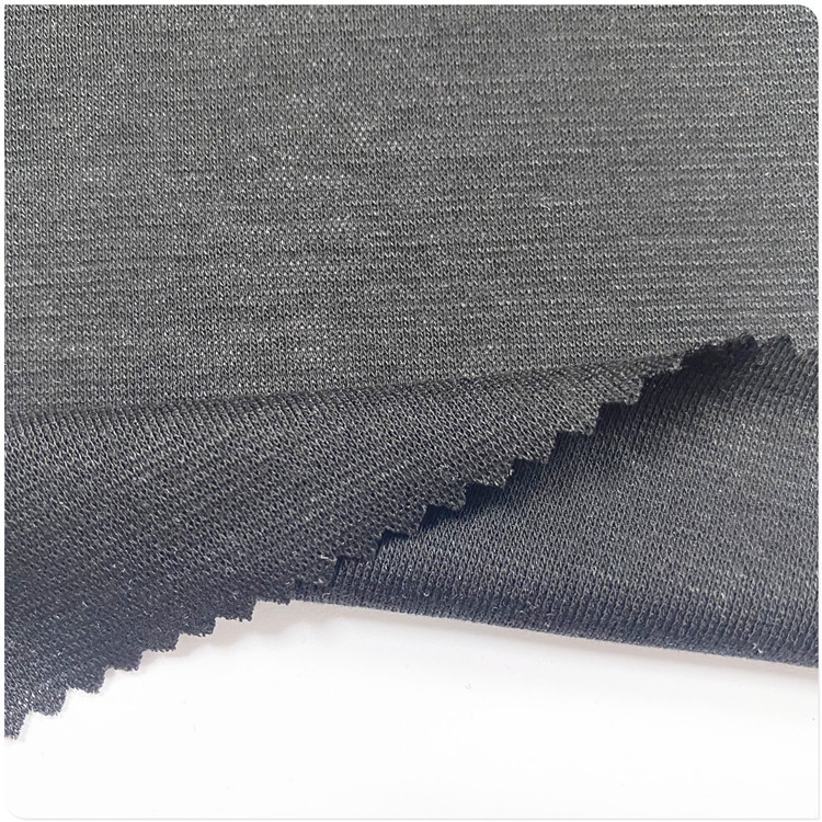 针织160克天丝羊毛弹力双面罗纹 平纹双面螺纹布 防晒衣开衫新品