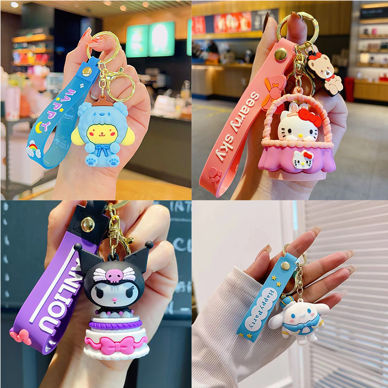 Nuevo huevo partido Sanliou muñeca de dibujos animados llavero de muñeca de garra de venta caliente transfronteriza muñeca caja ciega regalos al por mayor