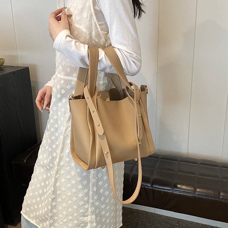 Borse piccole avanzate ed eleganti per le donne Borse a tracolla alla moda e semplici Borse a secchiello alla moda e piccole borse a mano_voghion.com