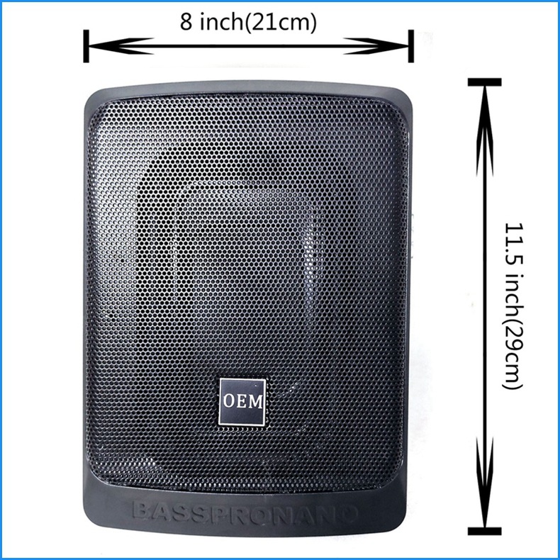 12V High-Power Subwoofer for Boats and Yachts, Heavy Bass, High Volume, Under-Seat Speakers, Wholesale from Manufacturer