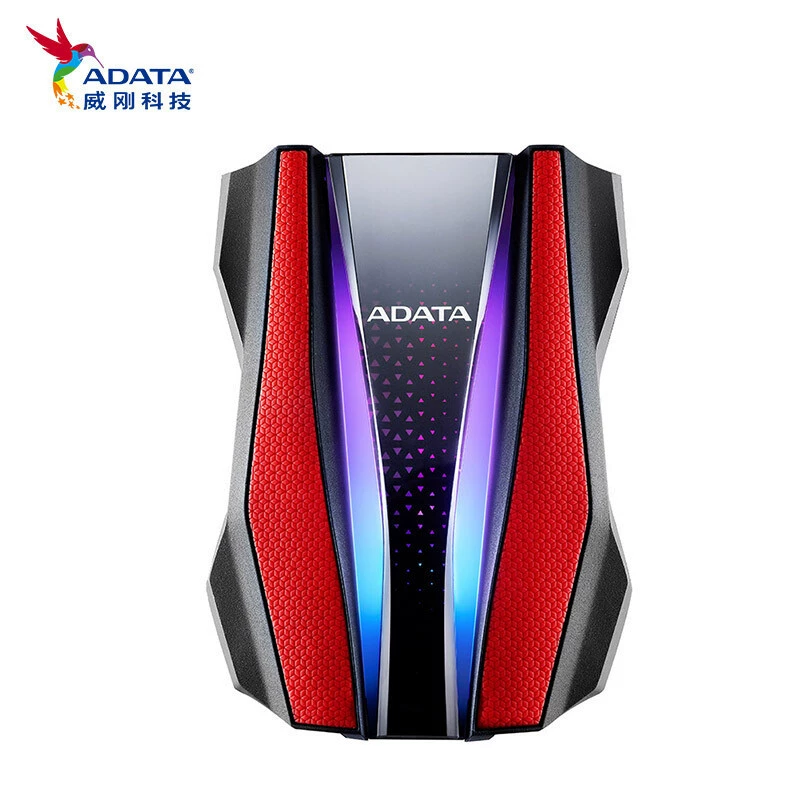 ADATA 1 ТБ 2 ТБ внешний жесткий диск HD770G пылезащитный водонепроницаемый RGB яркий
