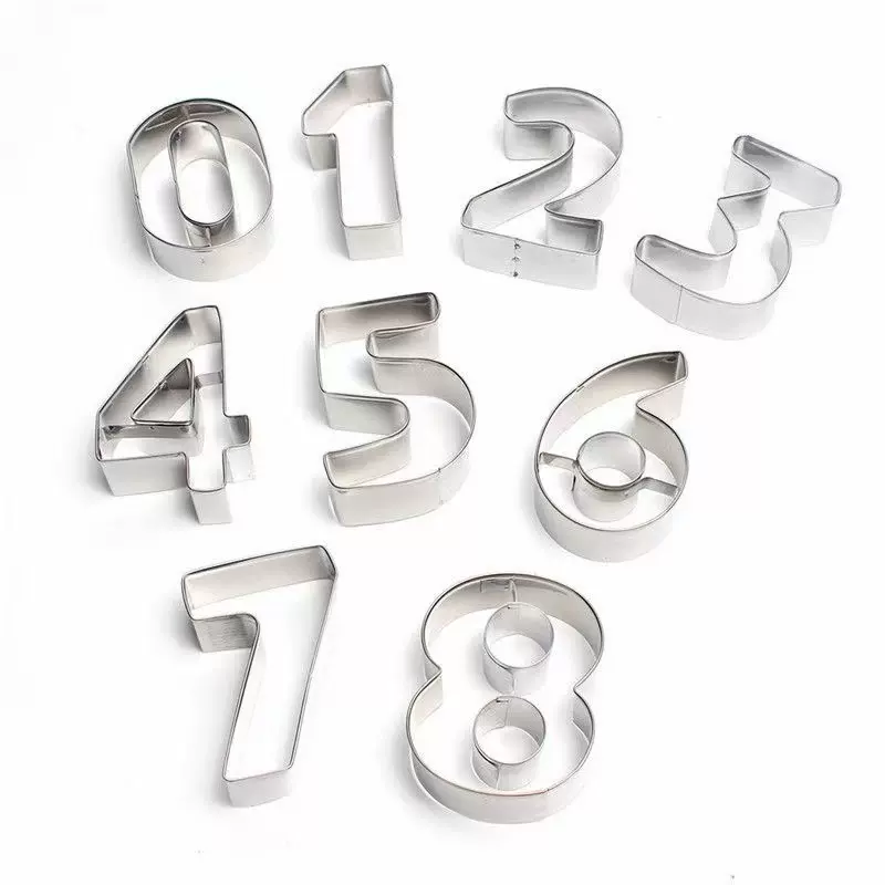 厂家现货批发数字饼干模具 大号数字不锈钢饼干模曲奇DIY蛋糕模具