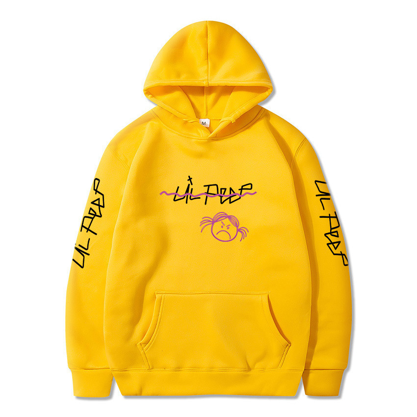 Suéter deportivo hip-hop de comercio exterior sudadera con capucha LIL PEEP otoño e invierno suéter casual europeo y americano suéter para hombre