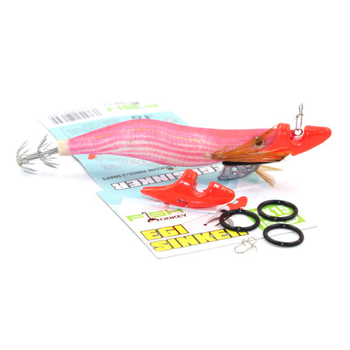 Saigo's new product Wooden shrimp counterweight, various specifications, 2 sets/pack, Lure bait accessories, fishing gear and fishing supplies